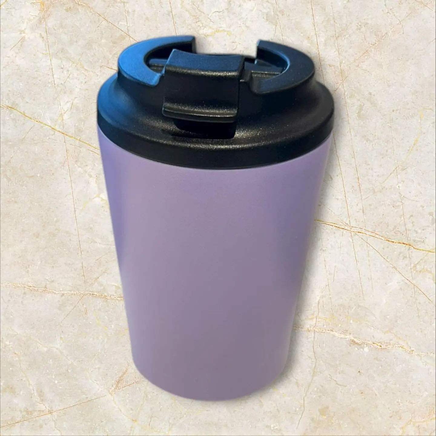 كوب خافظ للحرارة سعة 8اونص بنفسجي