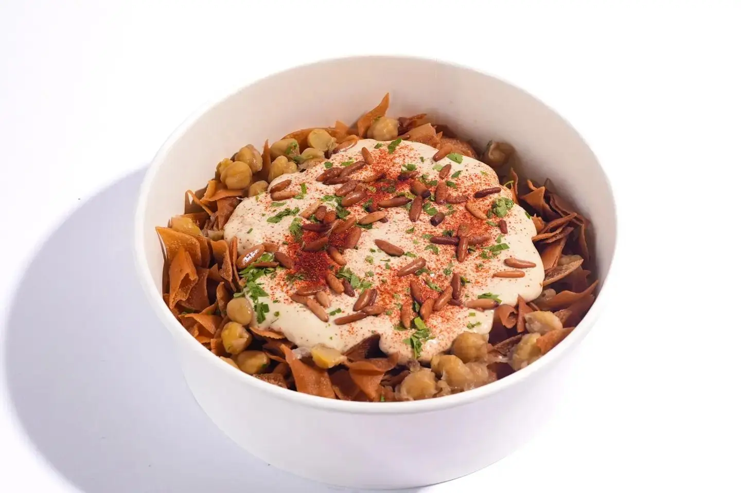 Fatteh With Nuts And Ghee Plate