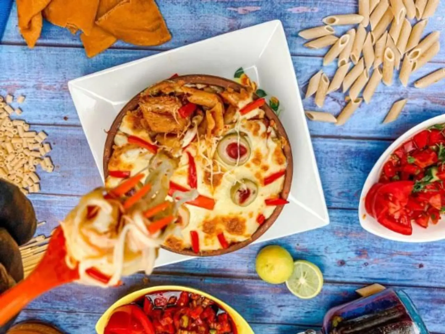 Mozzarella Pasta Tagine