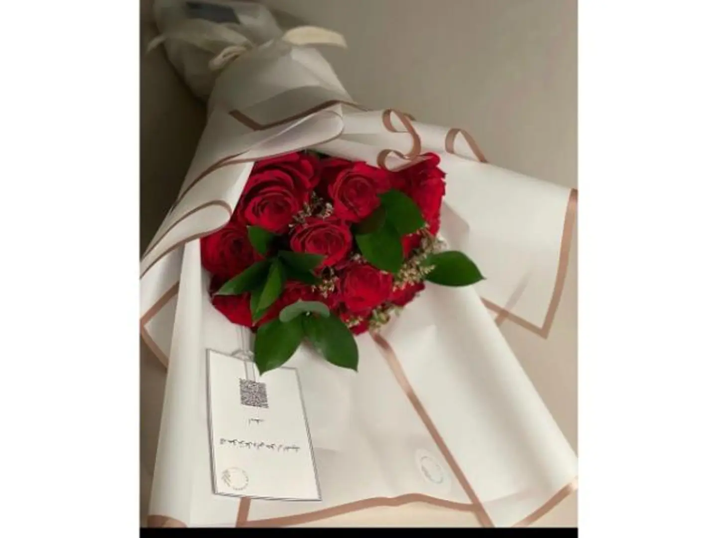 An Open Bouquet Of Roses
