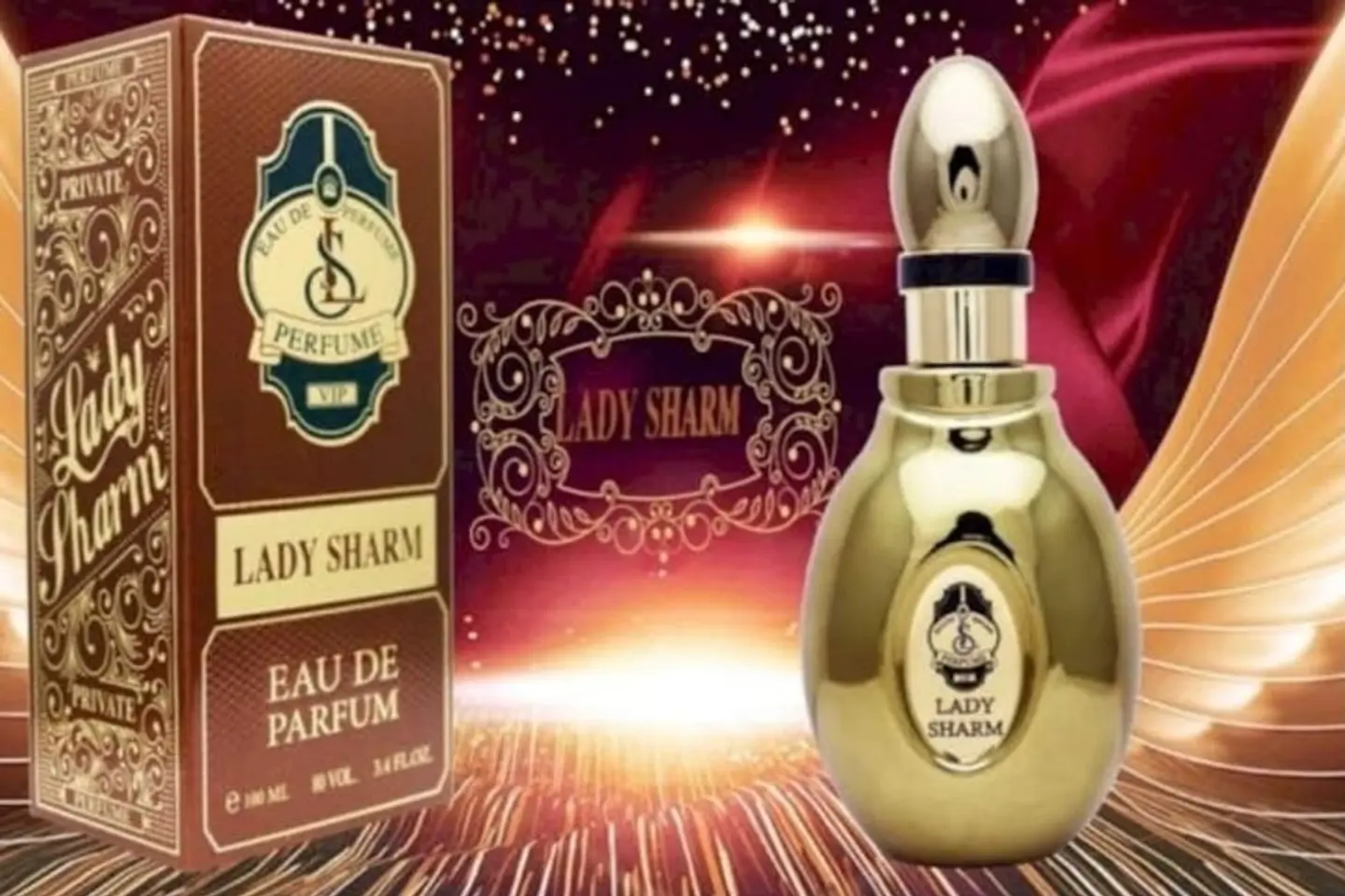 عطر ليدي شارم الذهبي _فخامة الذهب