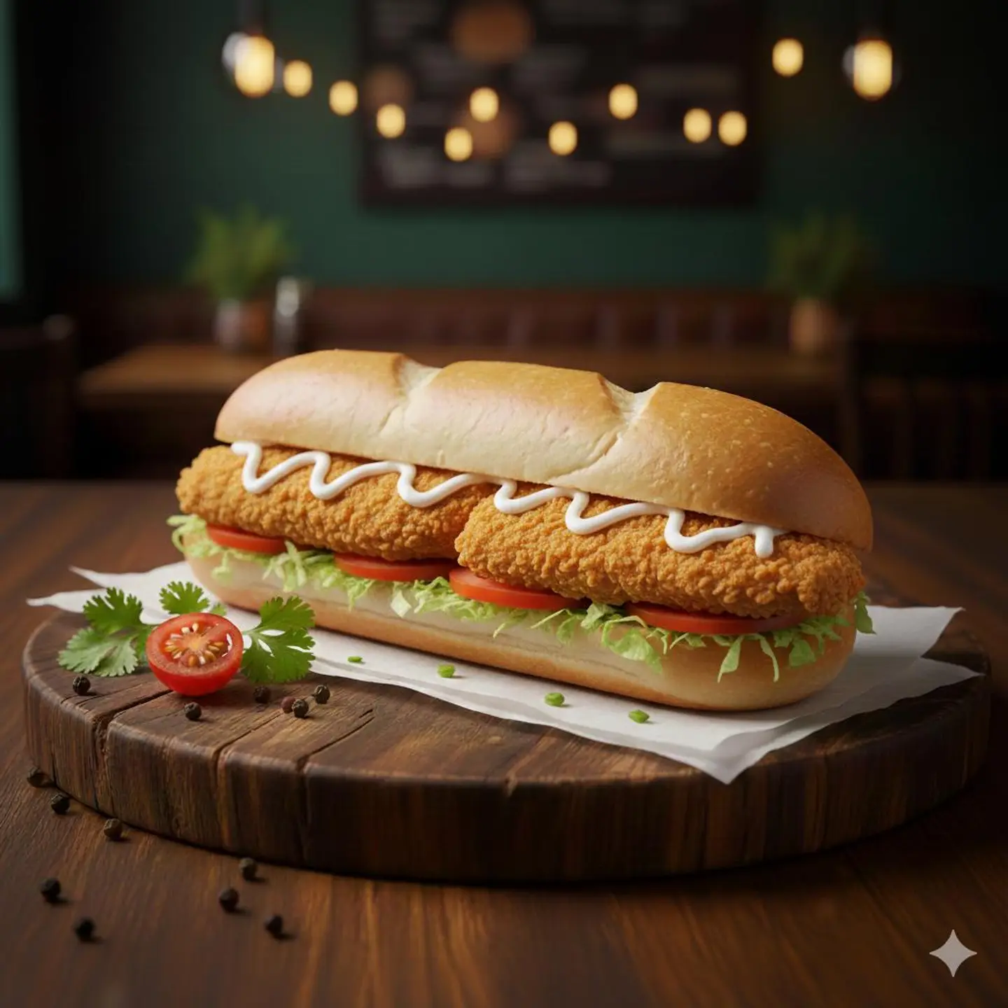 Chicken Pulled Sandwich