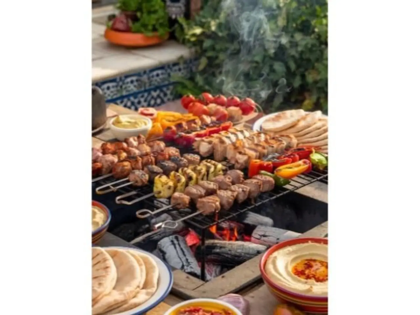 Mixed Grill Platter With Large Rice