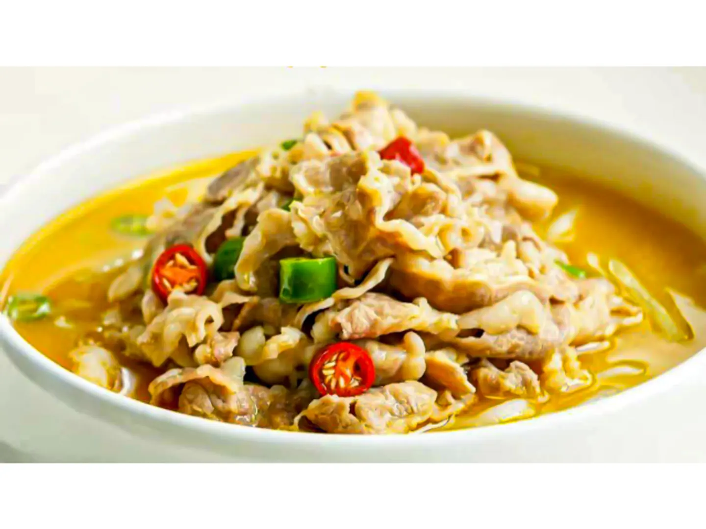 Spicy & Sour Beef In Soup