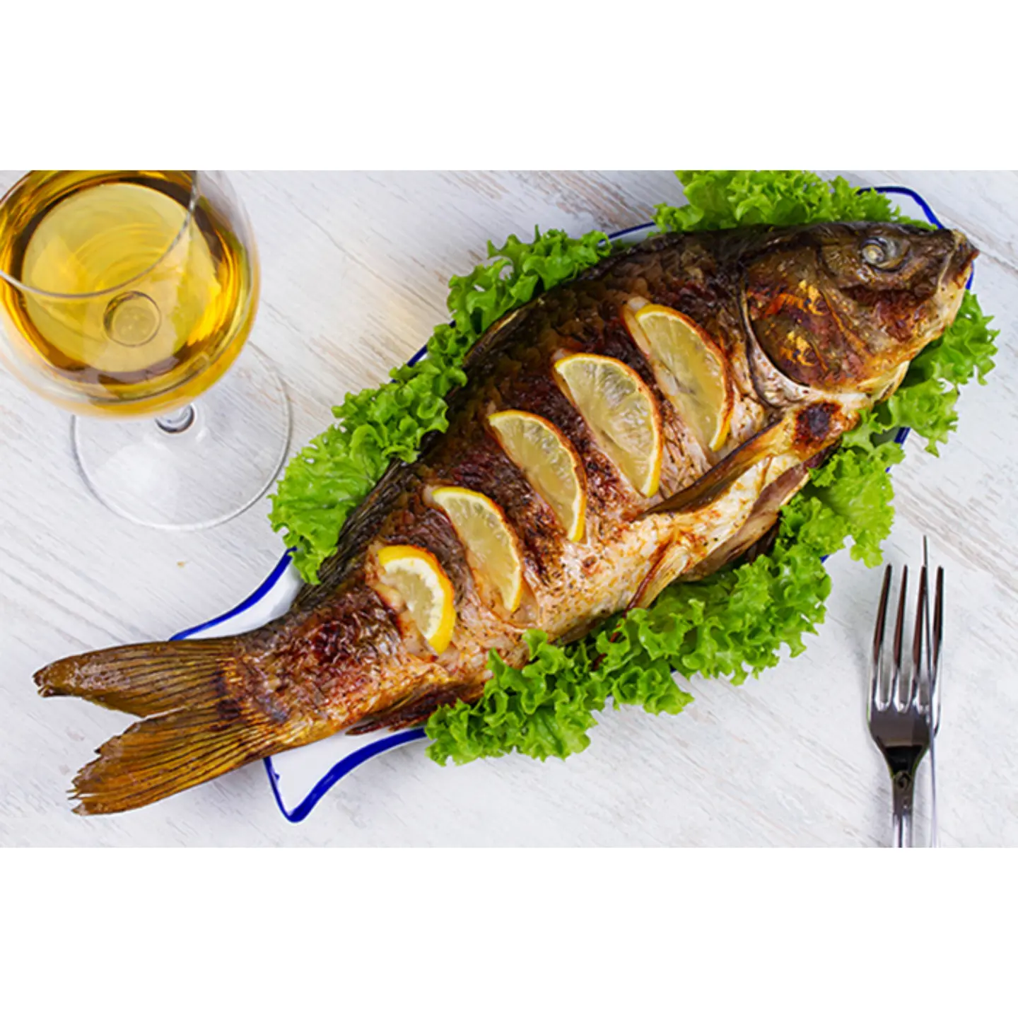 وجبة سمك هامور