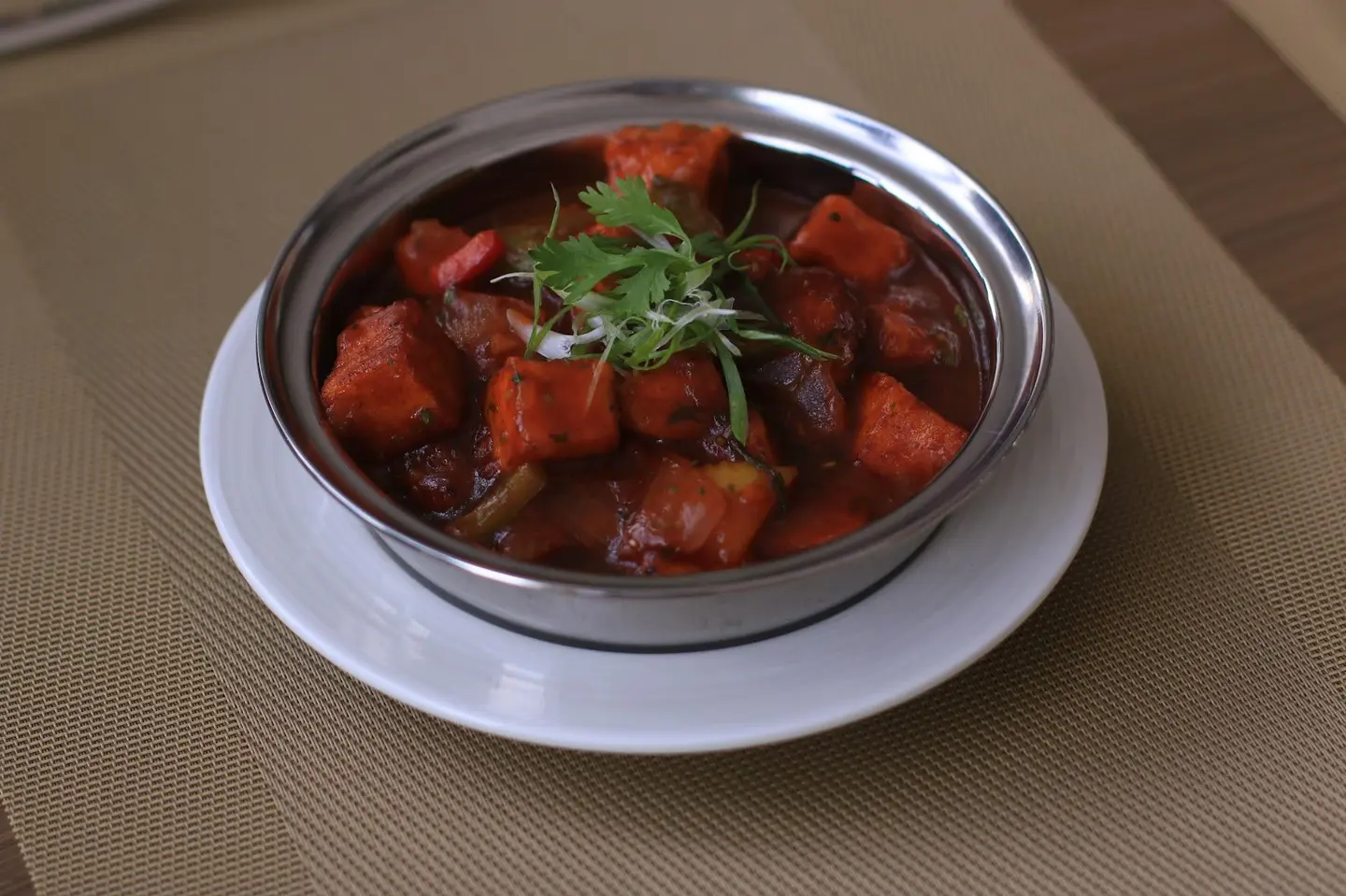 Paneer With Spicy Peppers