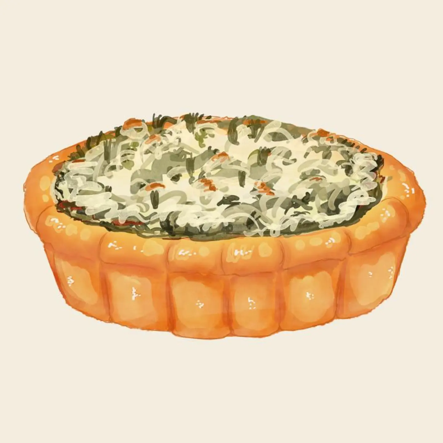 فطيرة سبانخ