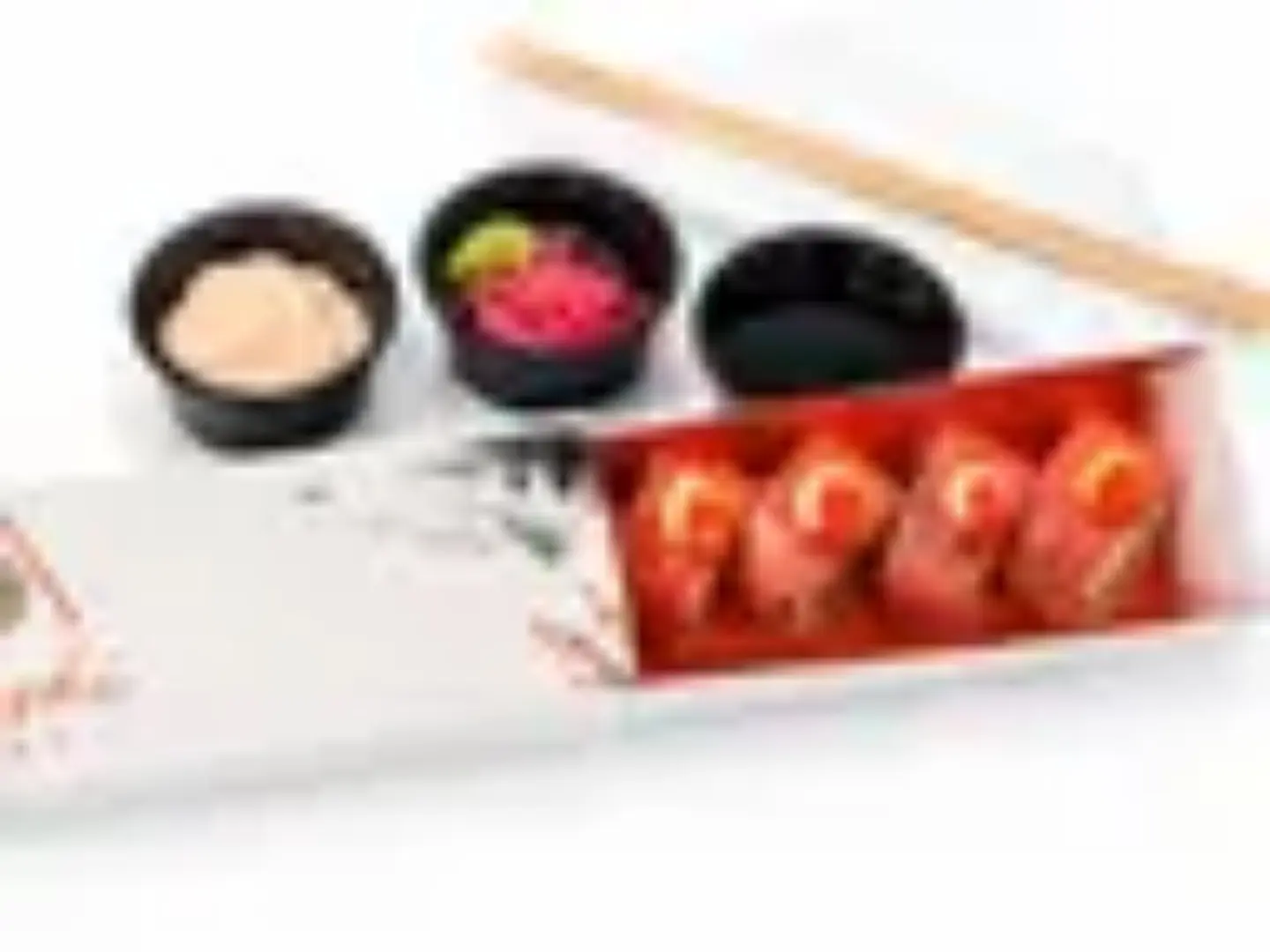 Slices Of Raw Salmon - 8 Slices Of Raw Salmon