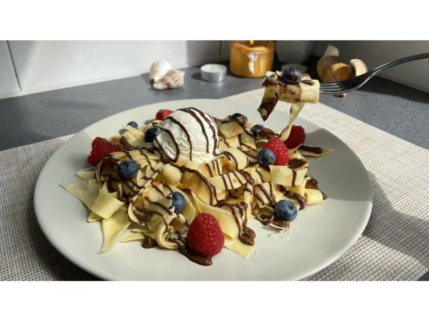 Fettuccine Ice Cream Mix
