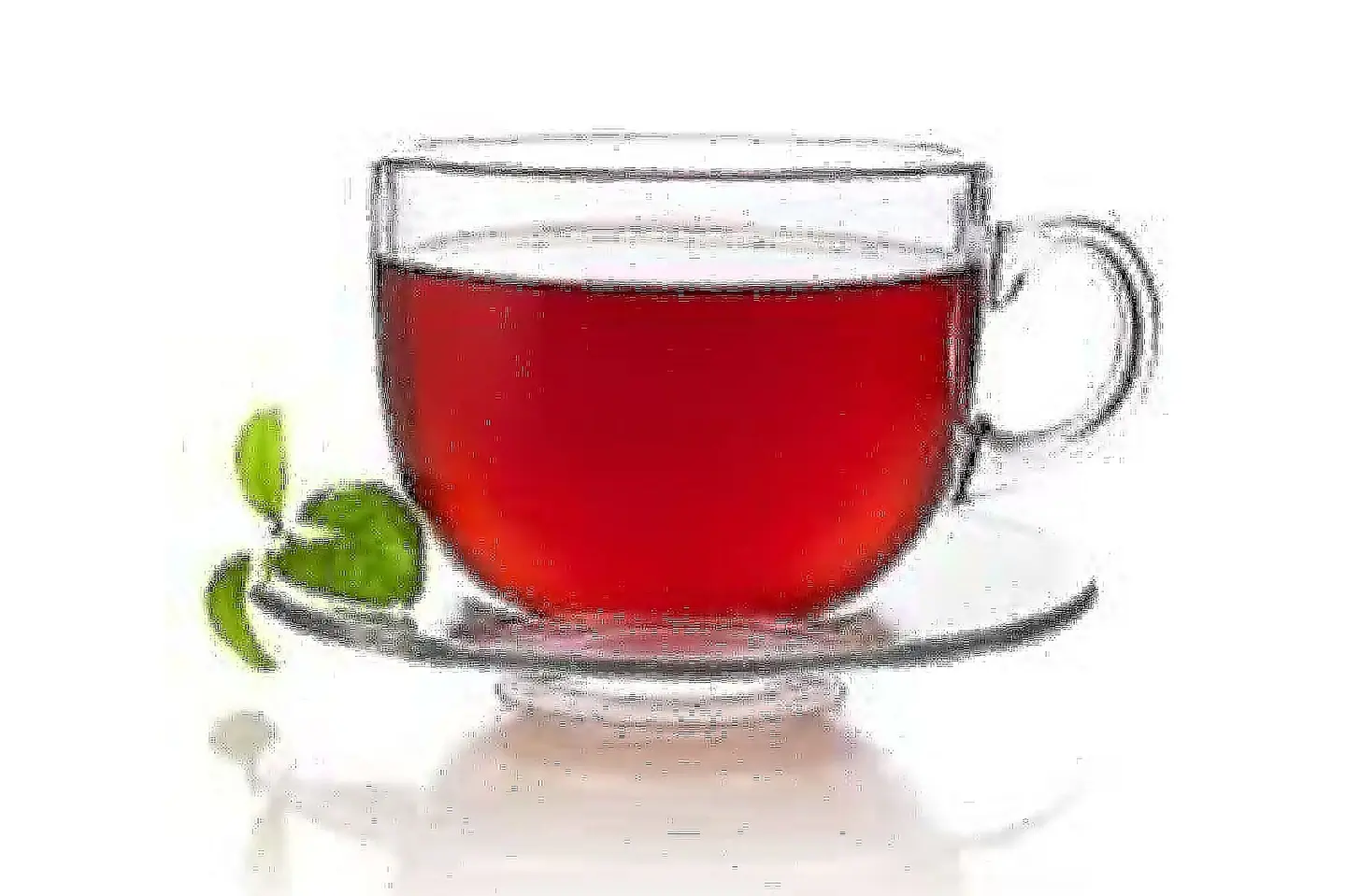 كوب شاي احمر