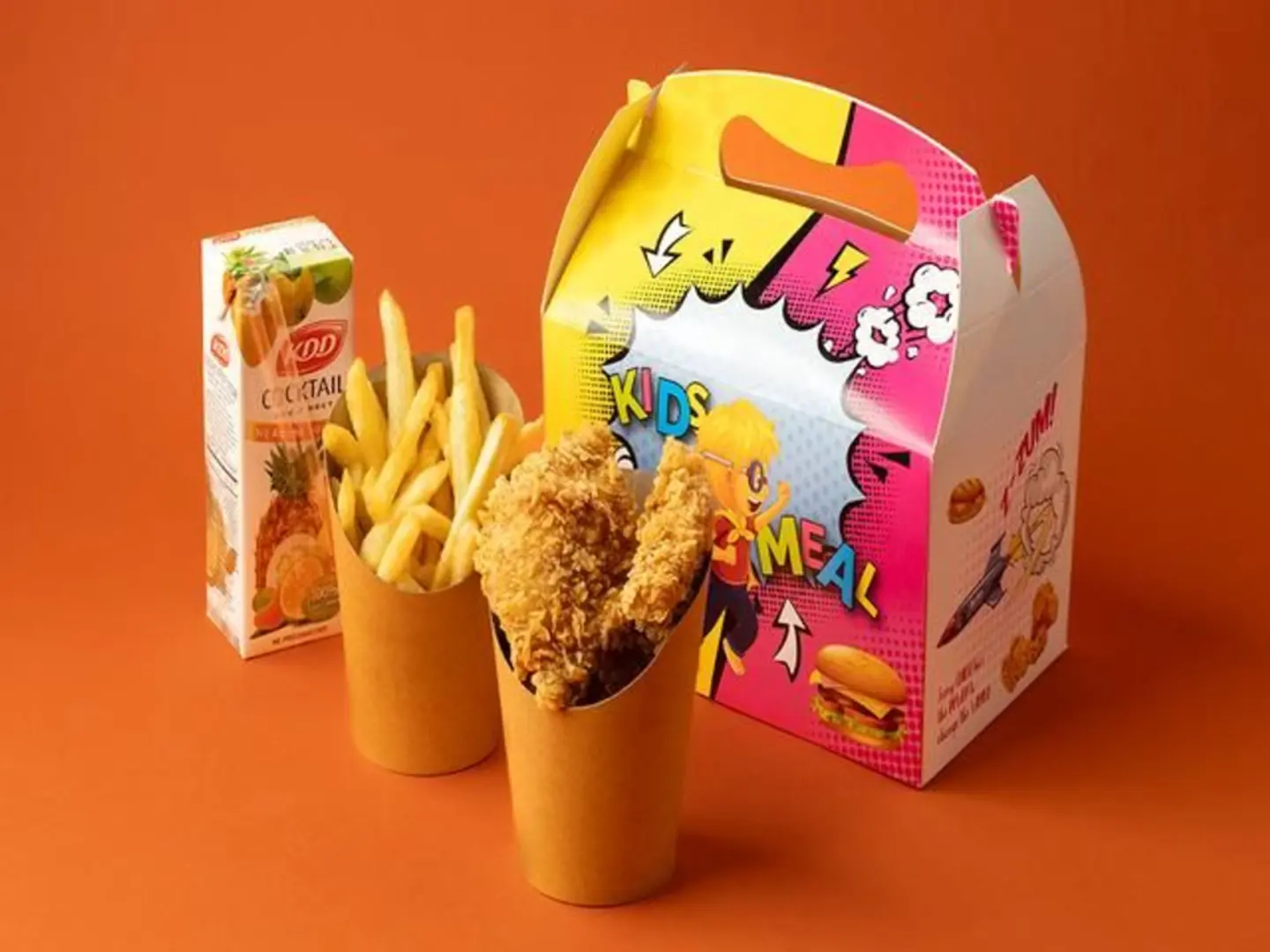 Nuggets With Fries And Juice