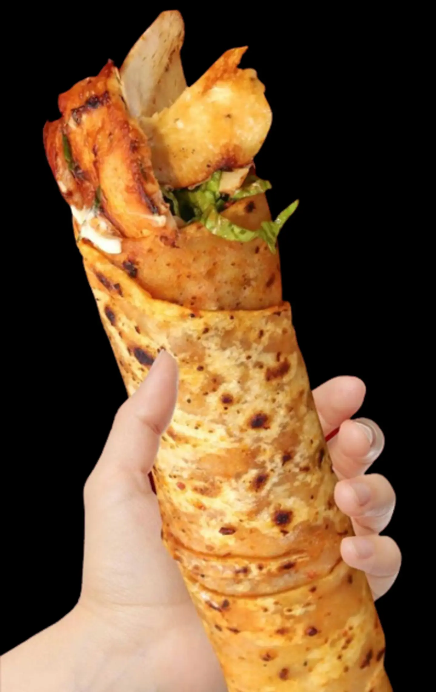 شاورما صاروخ تركي لحم