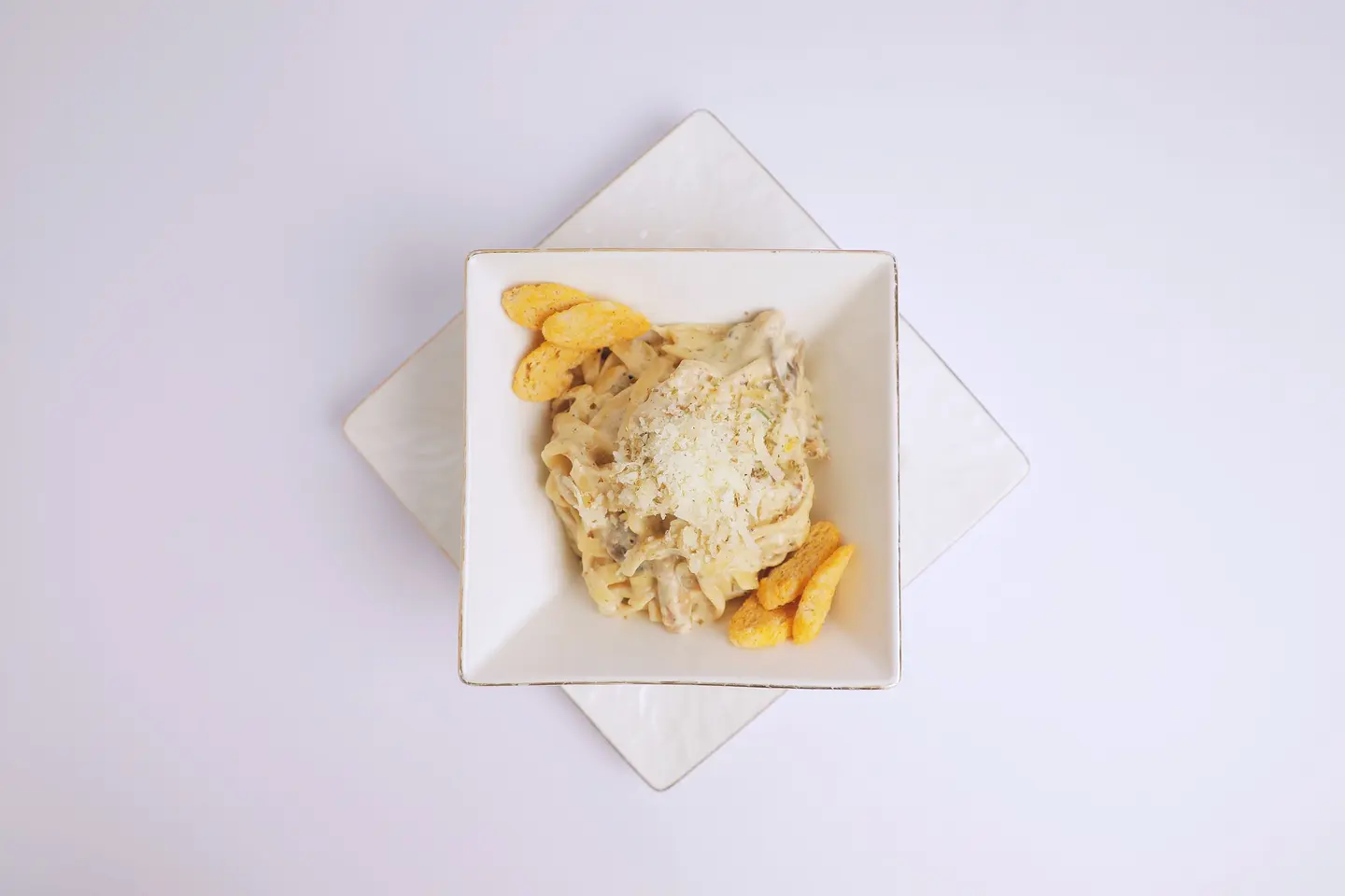 فيوزويللي البيستو بالروبيان