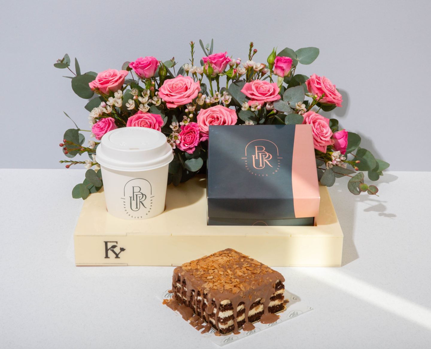 Cake Rose Coffee