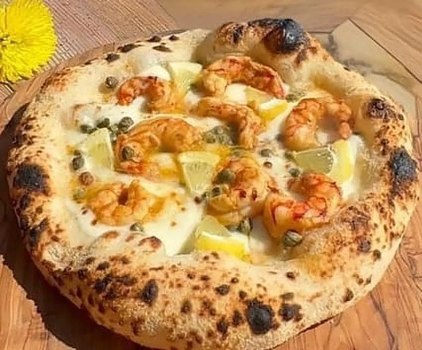 Spicy Shrimp Pizza