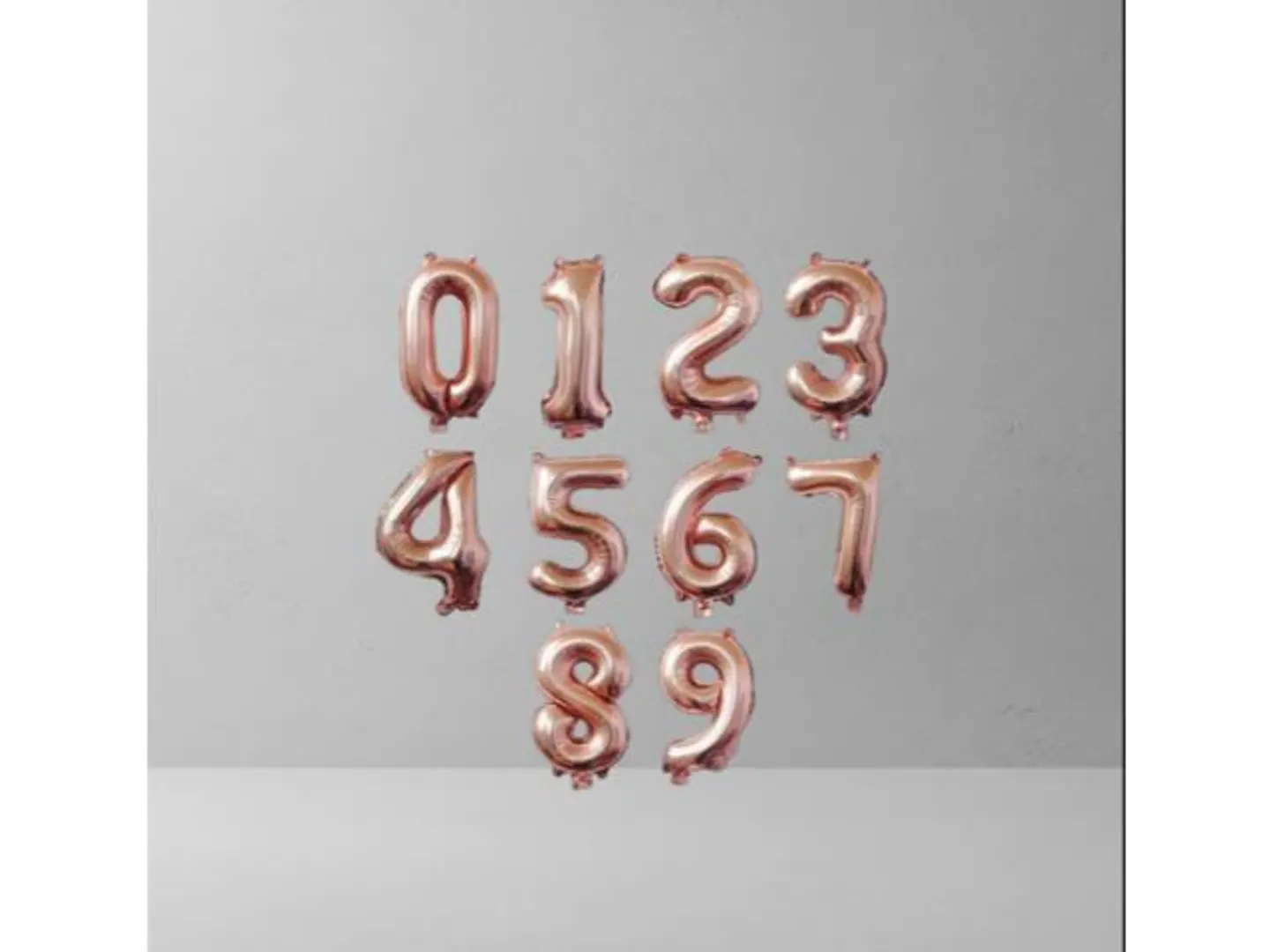 Rose Gold Numbers