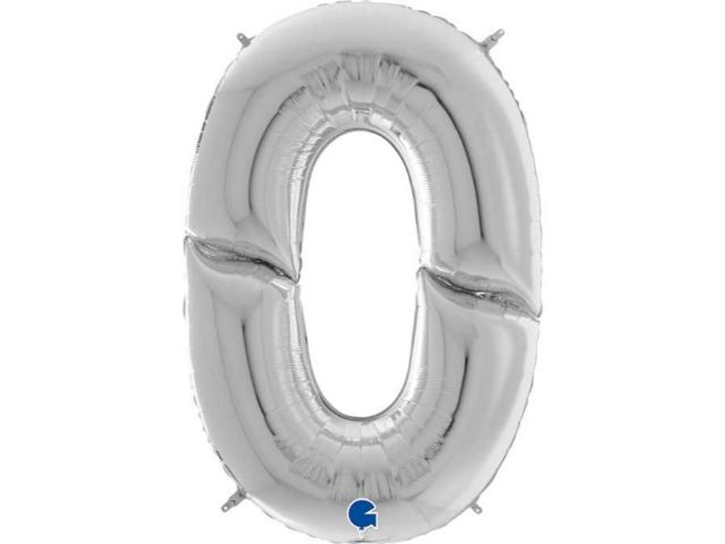 Helium O Balloon Silver