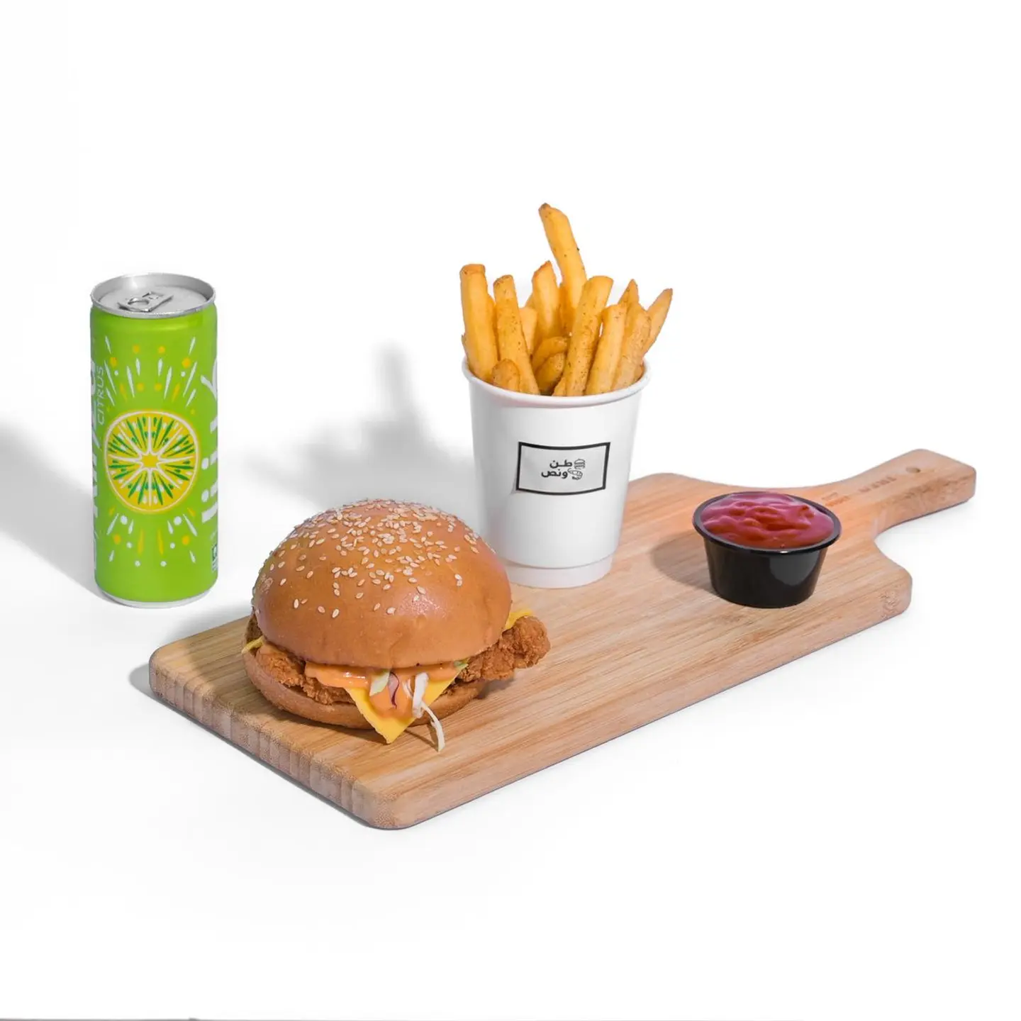 وجبة برجر دجاج