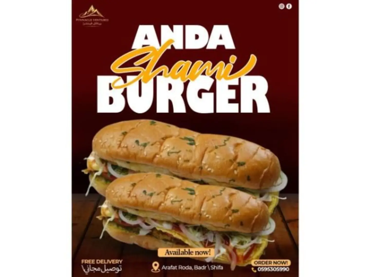 Anda Shami Burger