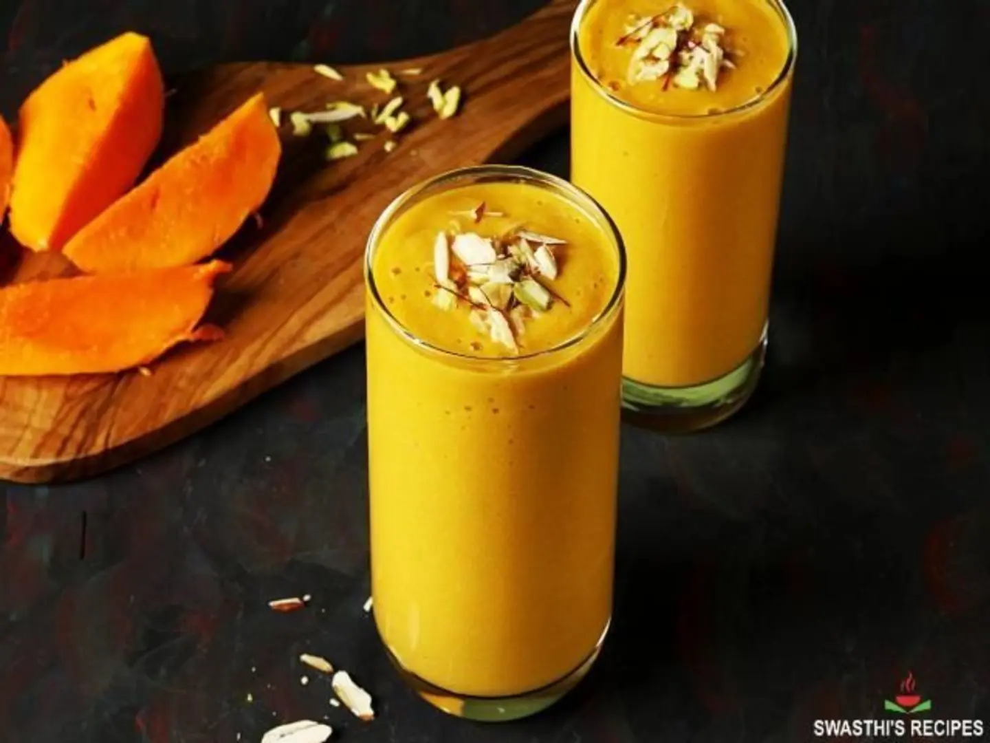 100% Natural Mango Shake Smoothie