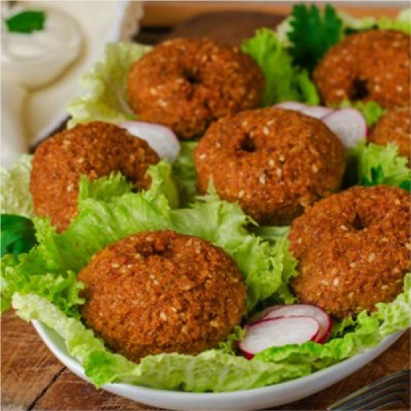 صحن فلافل