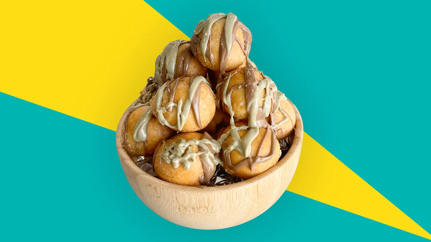 Luqaimat With Cardamom And Coffee - Luqaimat With Cardamom And Coffee Small