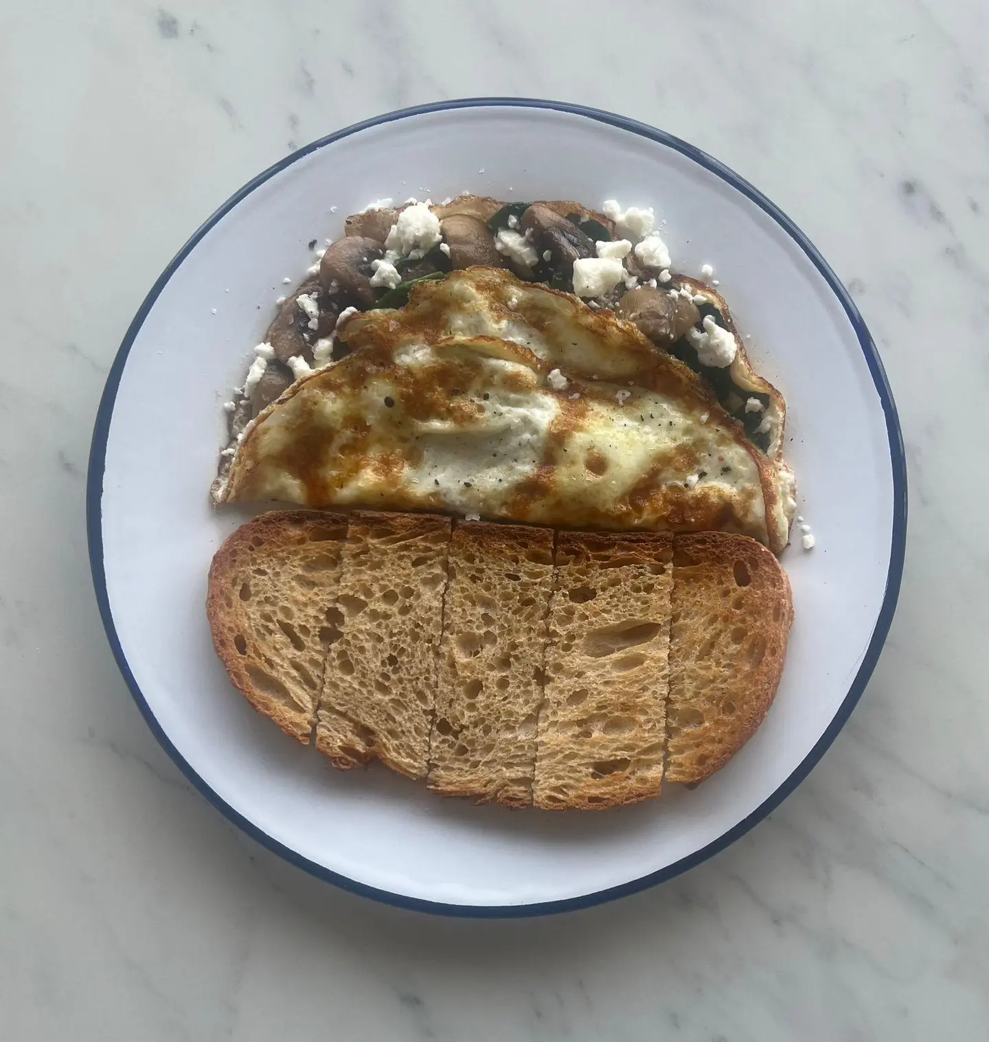Egg White Omelet With Mushrooms