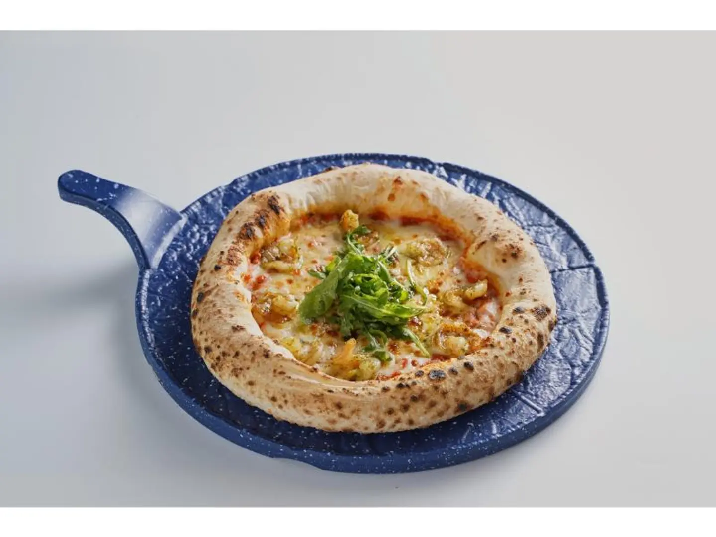 Shrimp Pizza With Basil