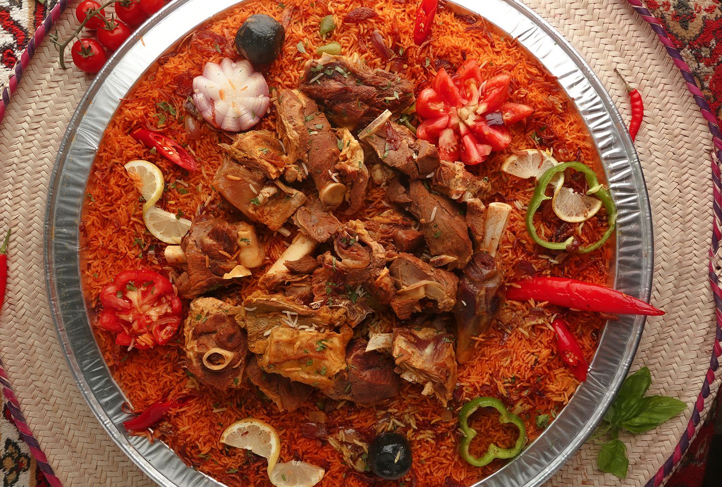 الوليمة النجدية لحم - صغير