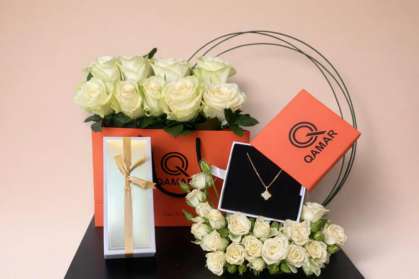 تنسيق سلسال مع ورد 2