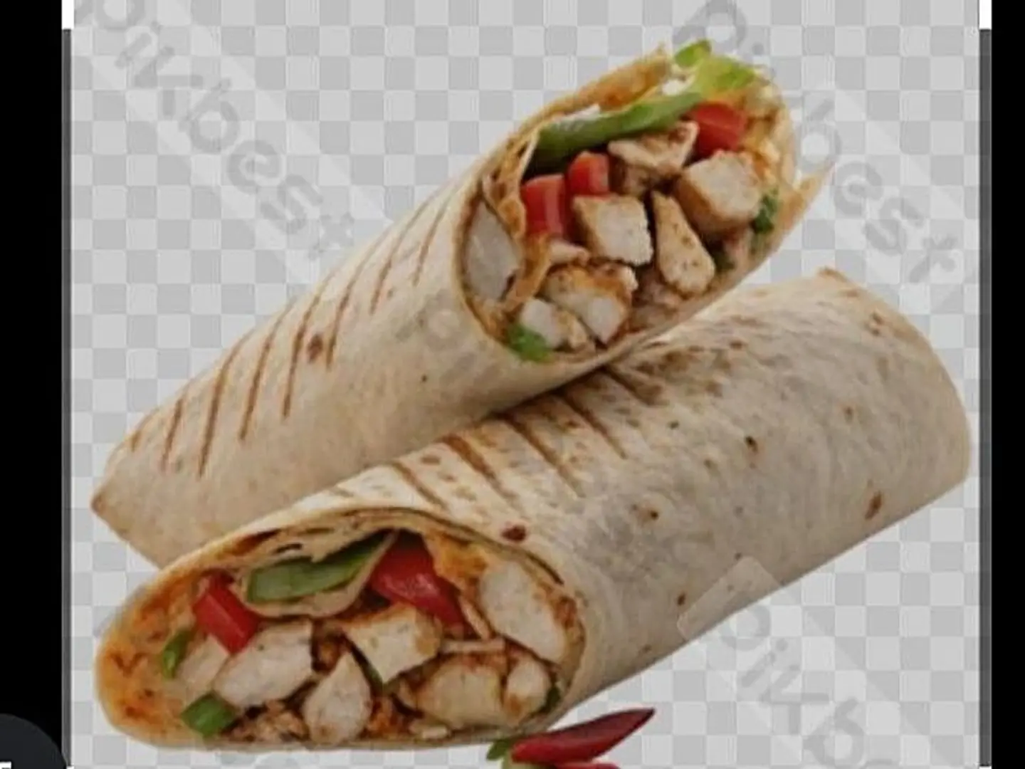 ساندوتش شاورما كبير