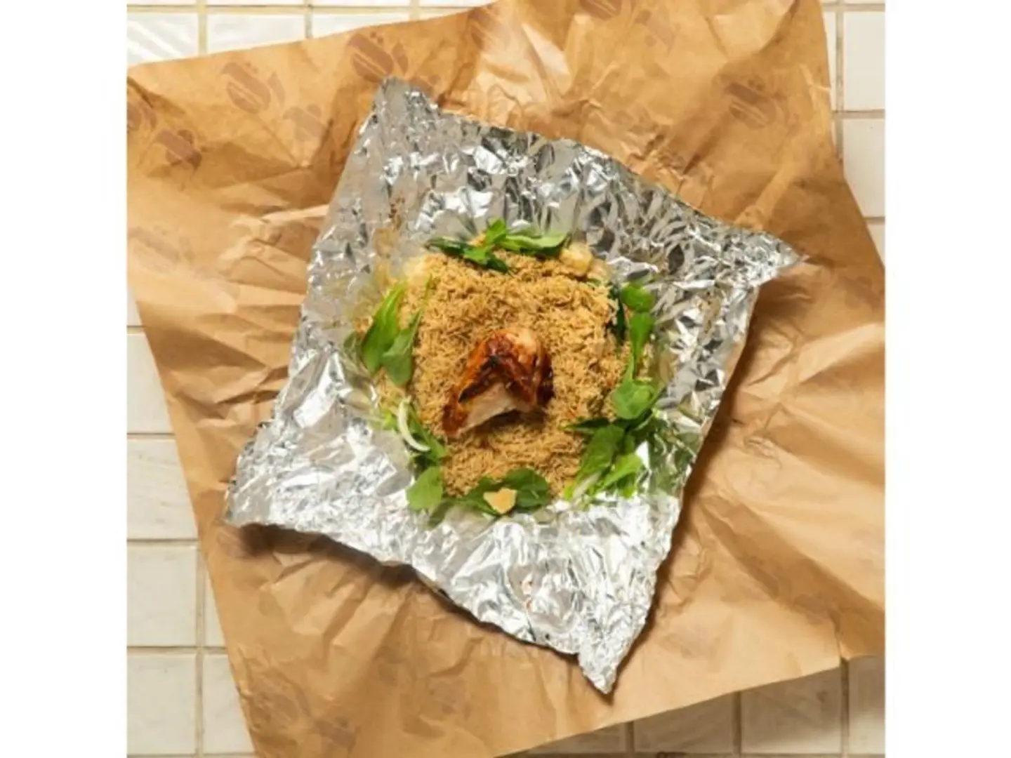 ربع حبة شواية مع الرز