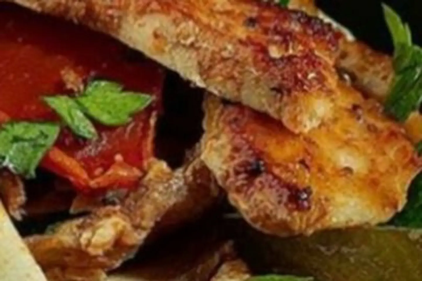 Chicken Shawarma In A Baguette