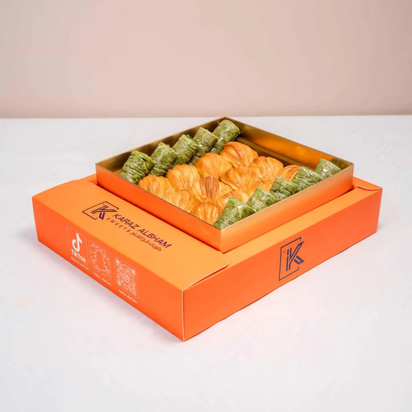 Shami Baklava With Pistachio Fingers