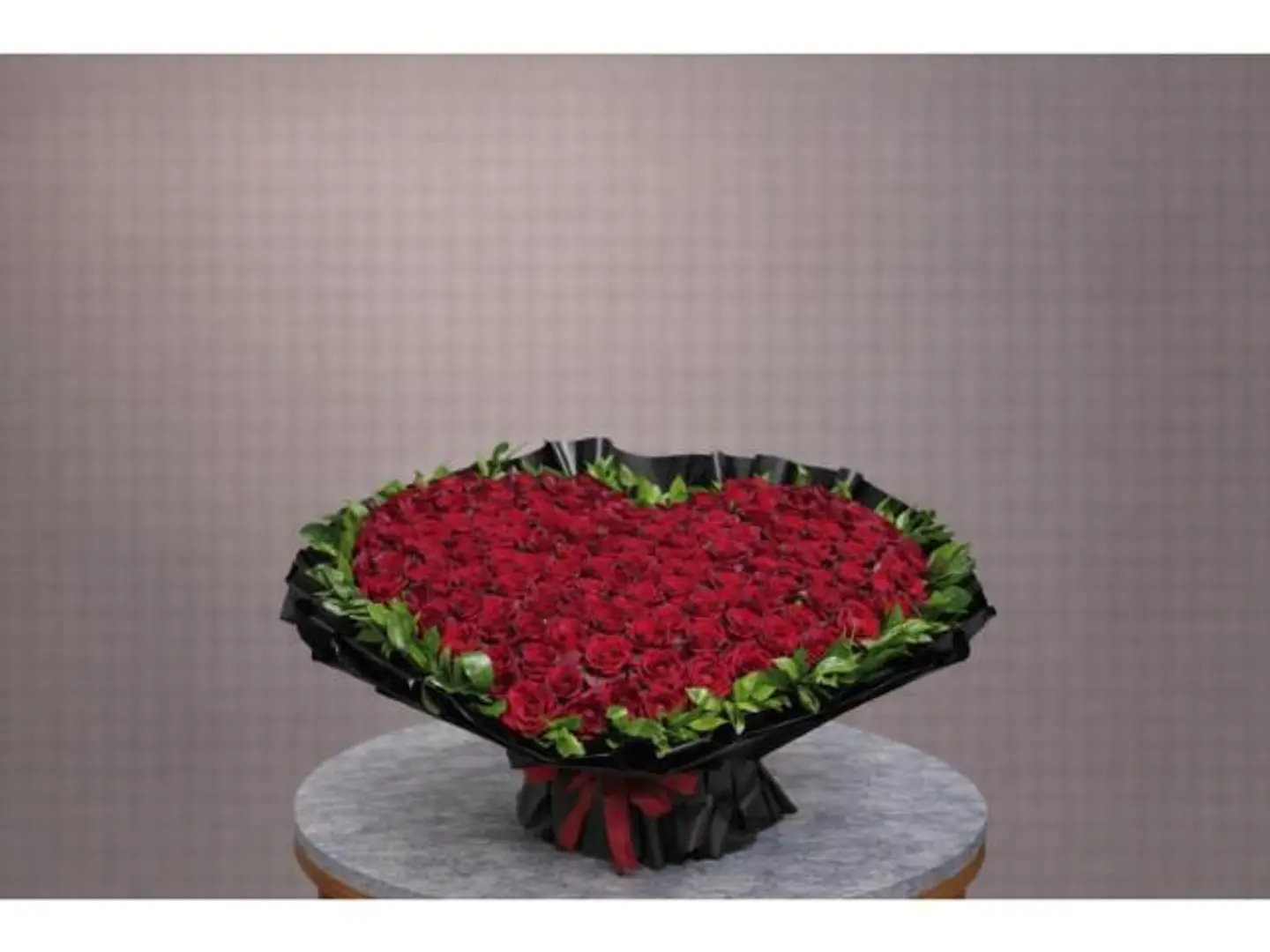 باقة القلب الأحمر