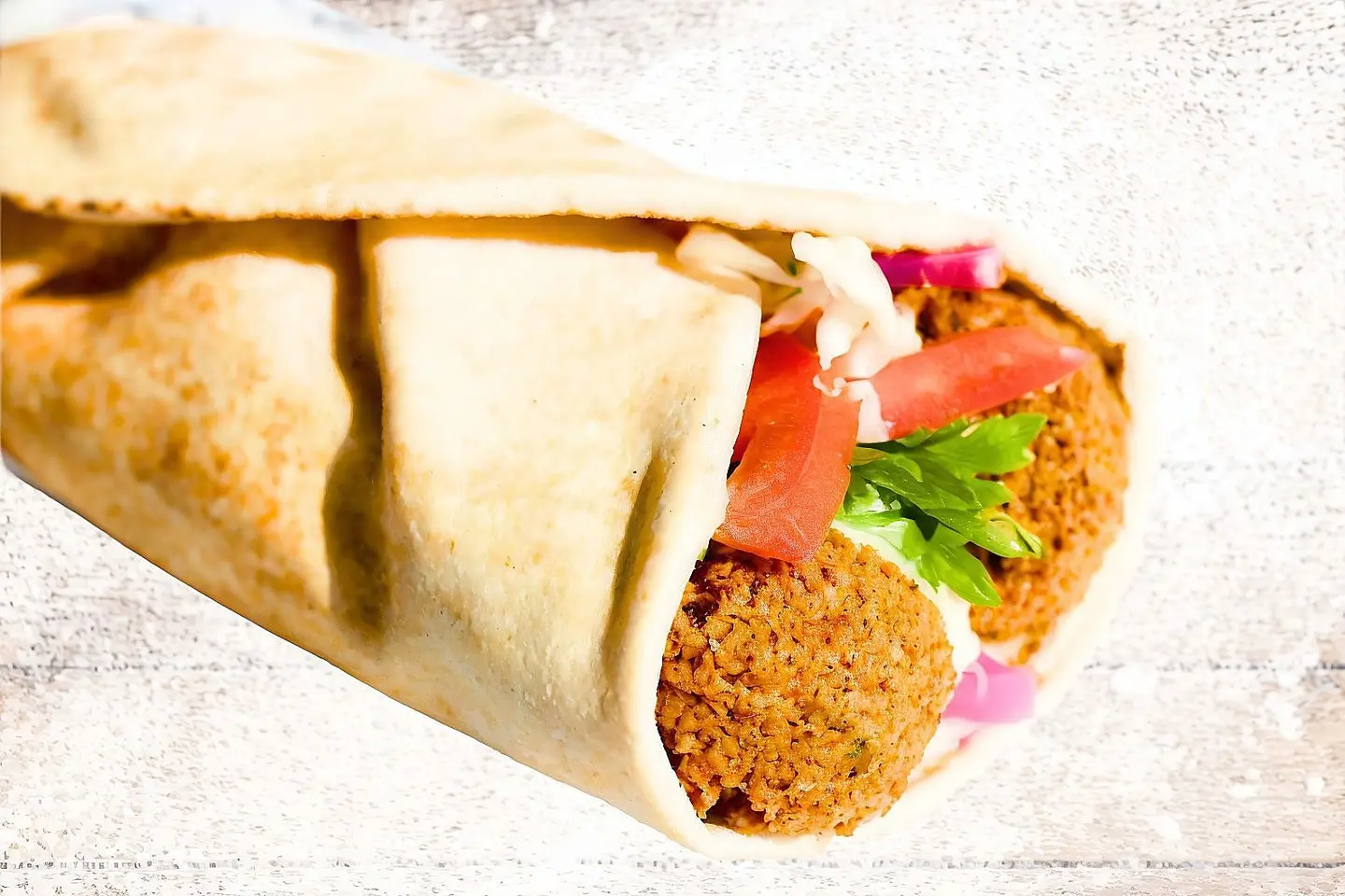 Falafel Sandwich With Chickpeas