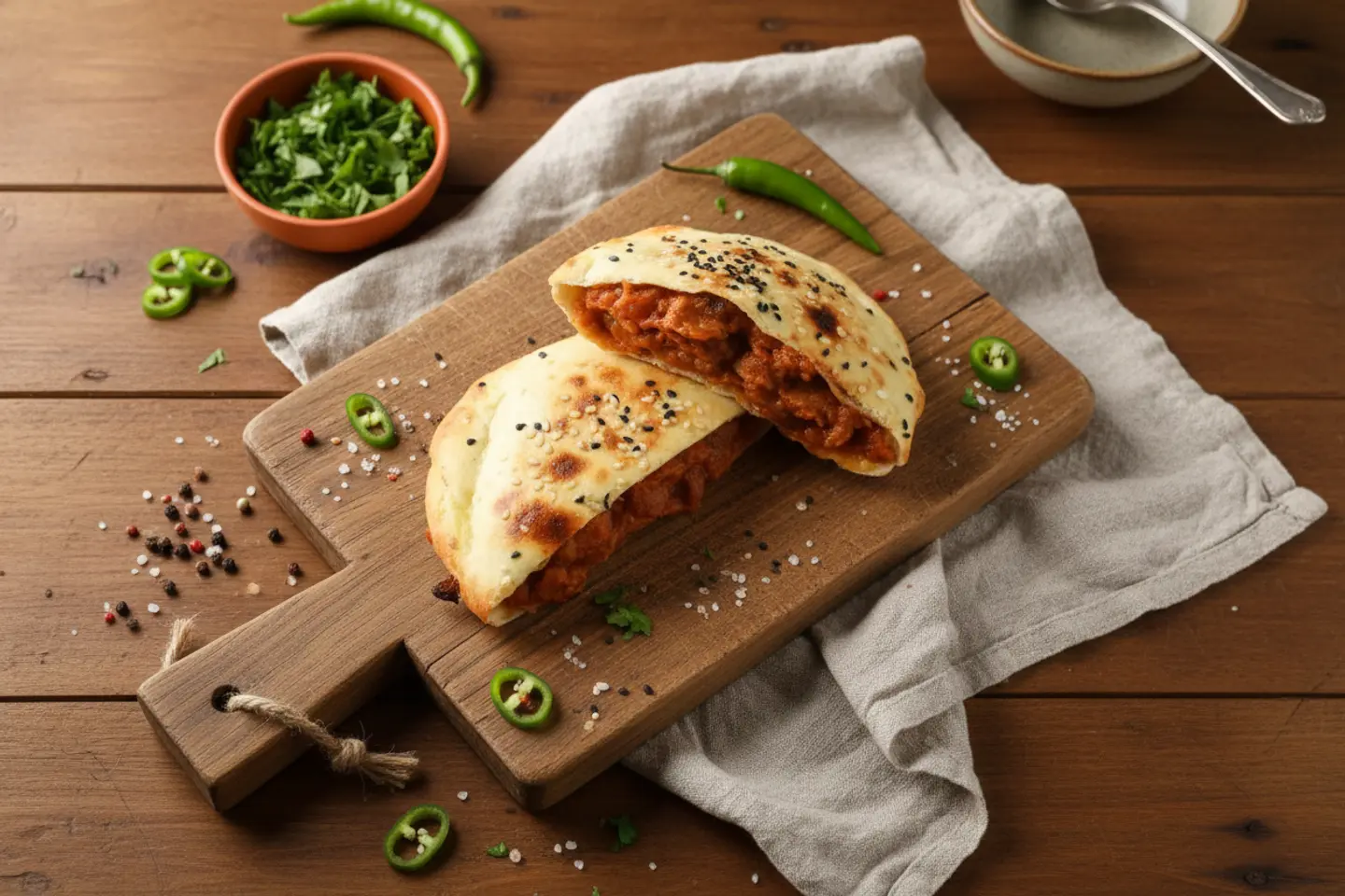 فول مع طحينه