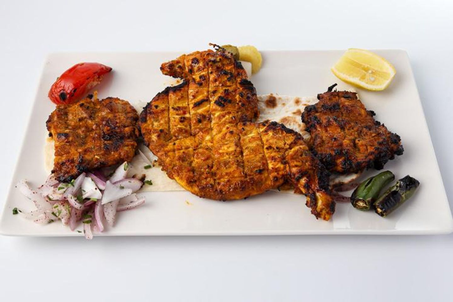 دجاج مشوي حار