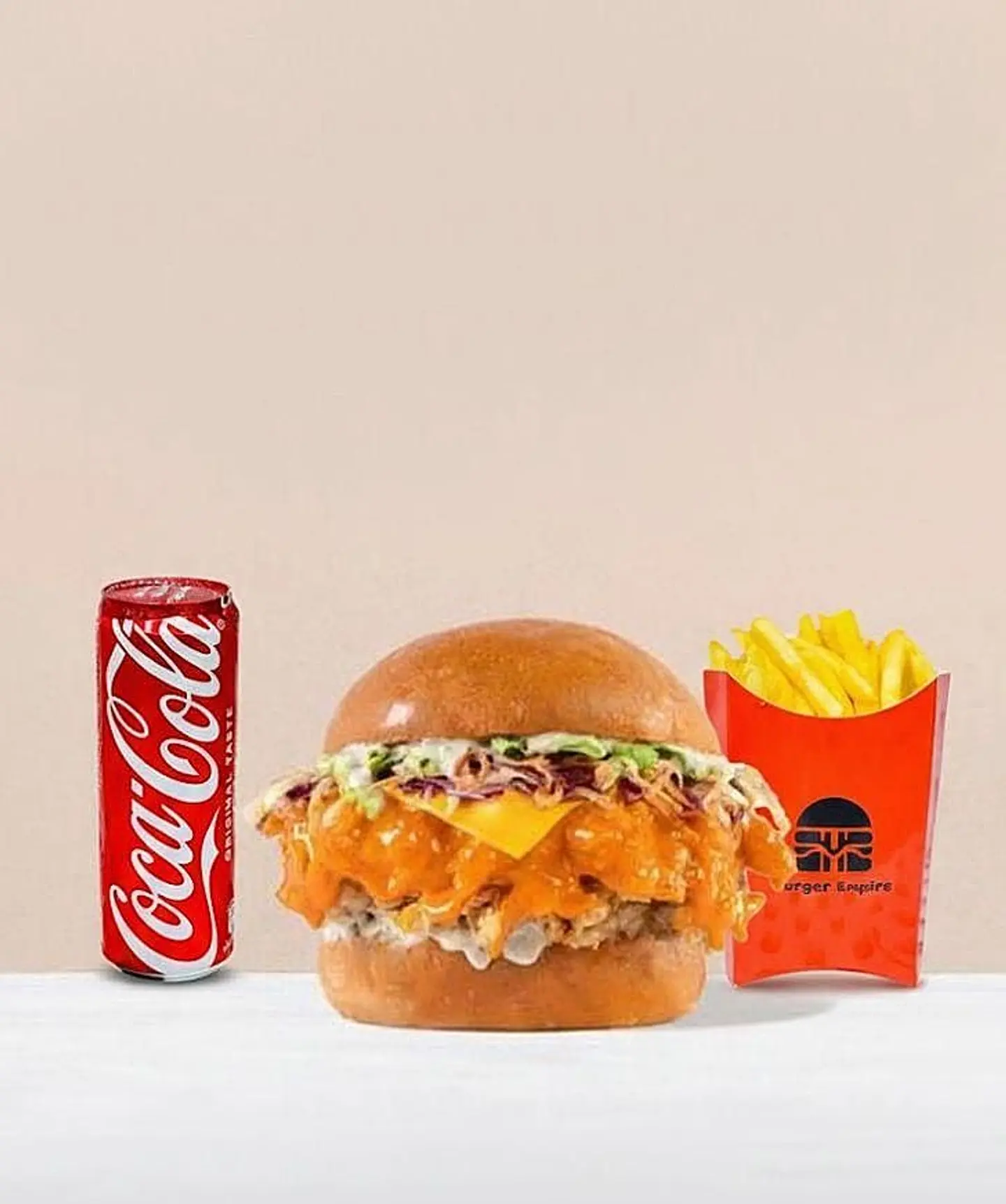 وجبة برجر دجاج بالشراب القيقب