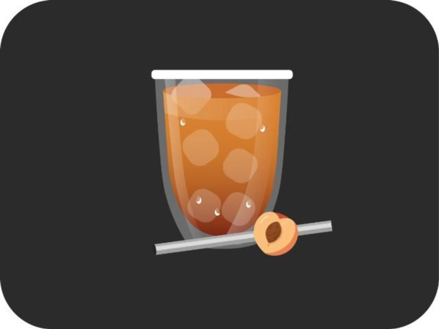 شاي خوخ مثلج