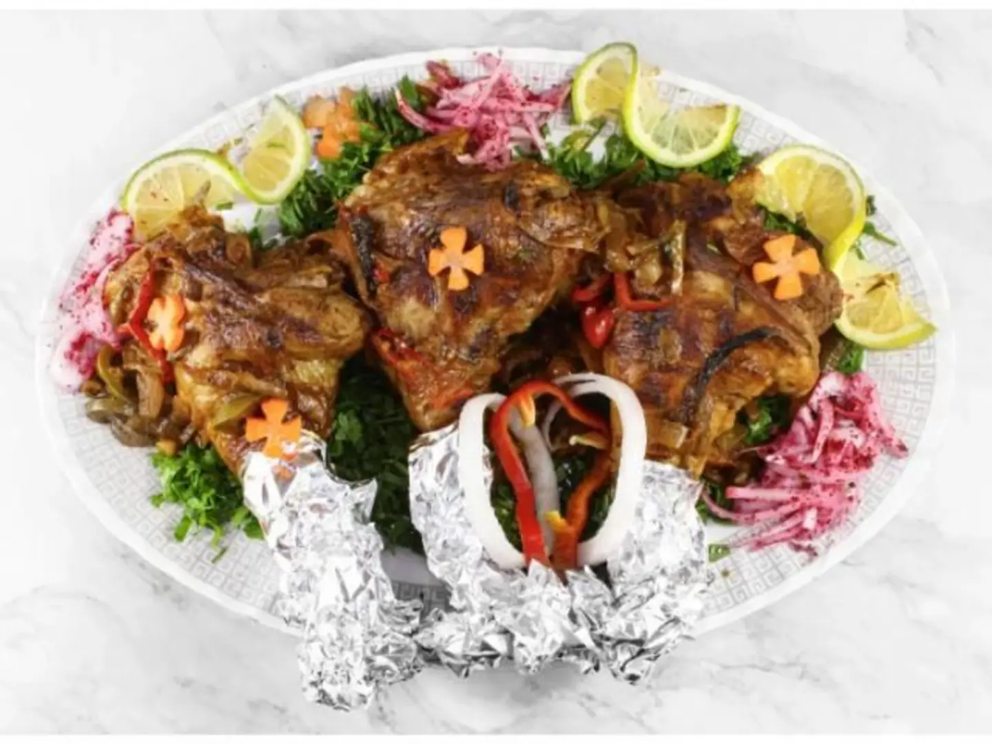 Grilled Lamb Shank