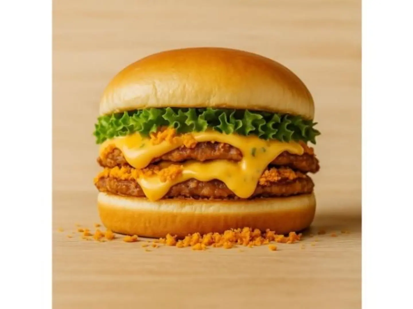 برجر لحم دبل شيتوس