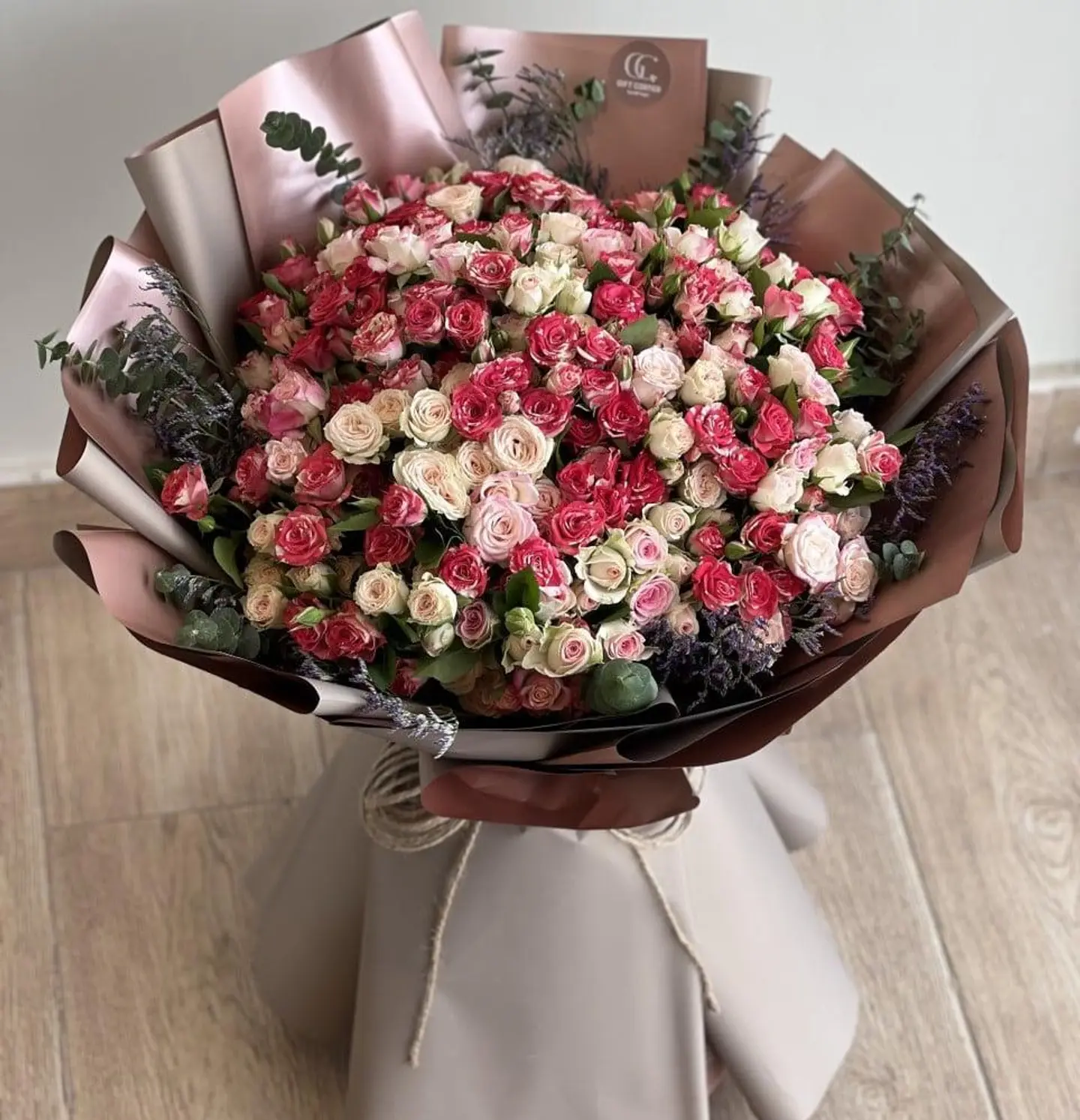 بوكيه بيبي روز بورد ملون