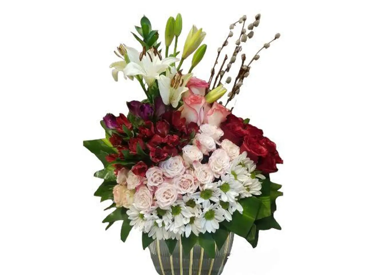 فازه مع الورد ا زهرة الطبيعي 116