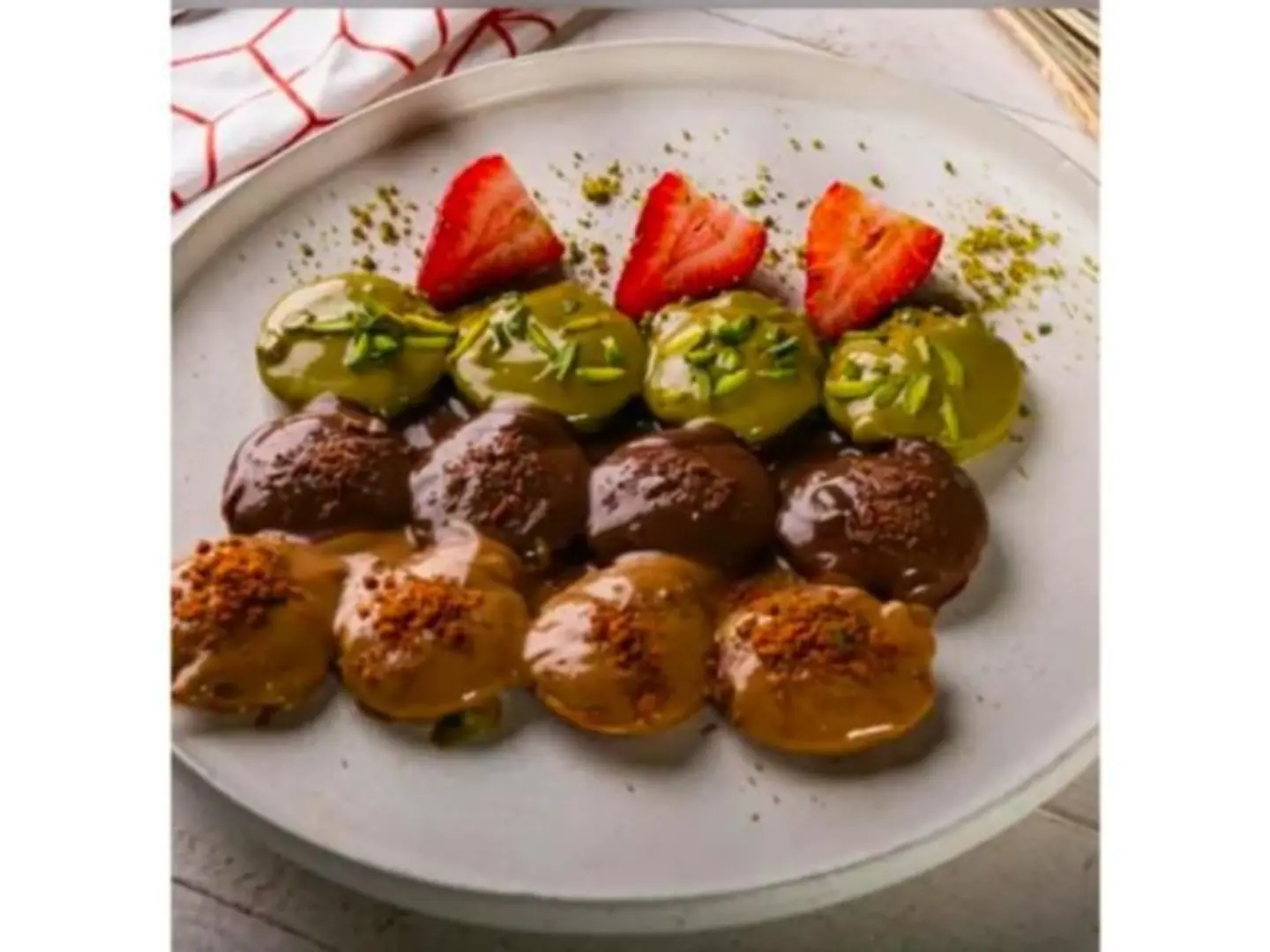 ميني بان كيك مكس فواكه