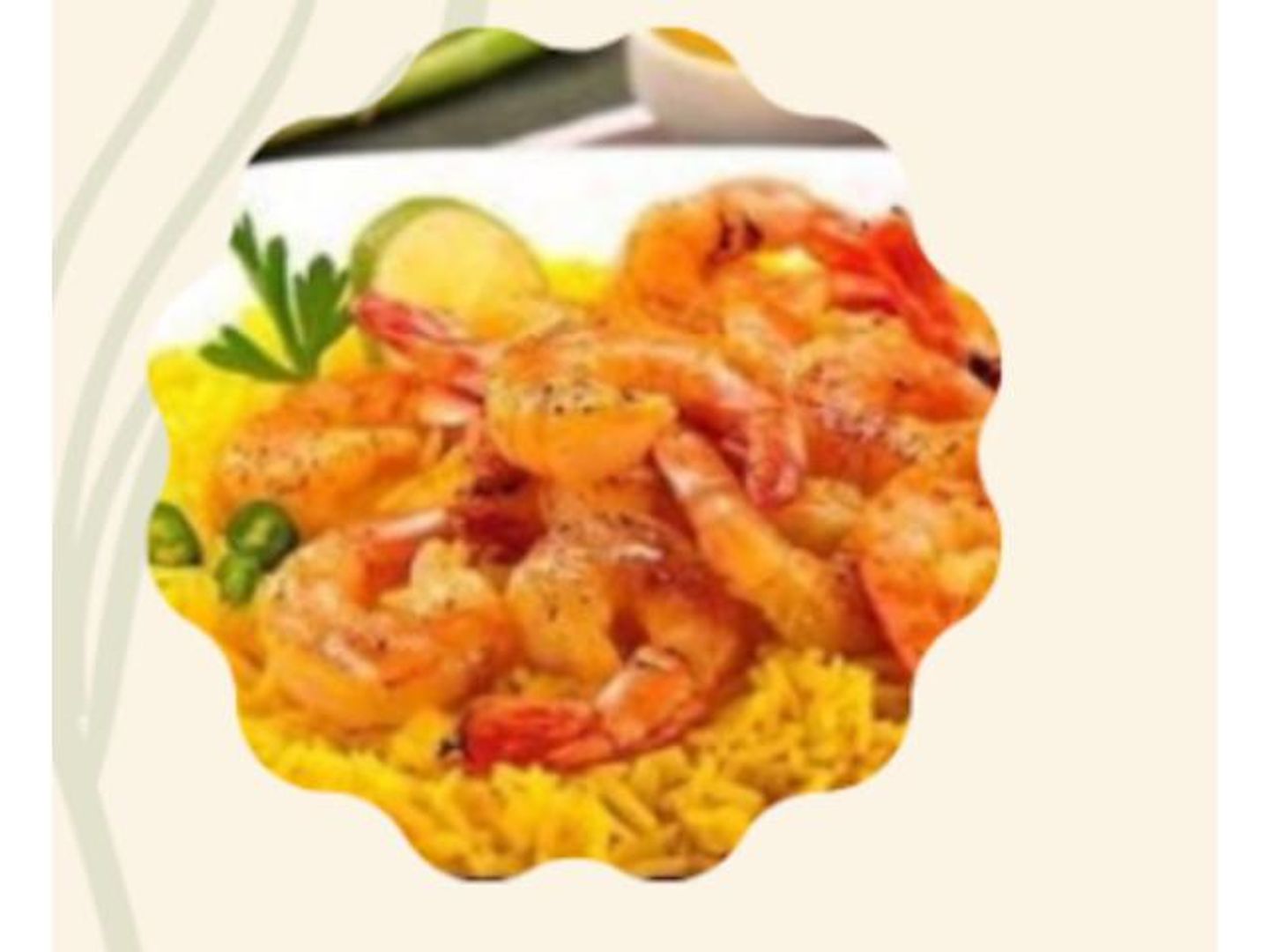Rice With Shrimp Platter