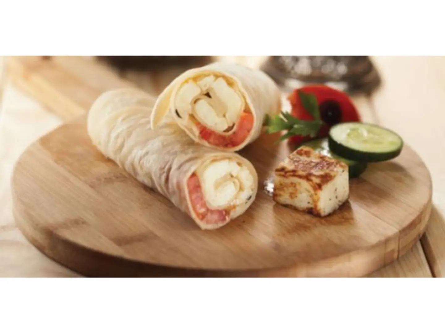 Grilled Halloumi Chapati