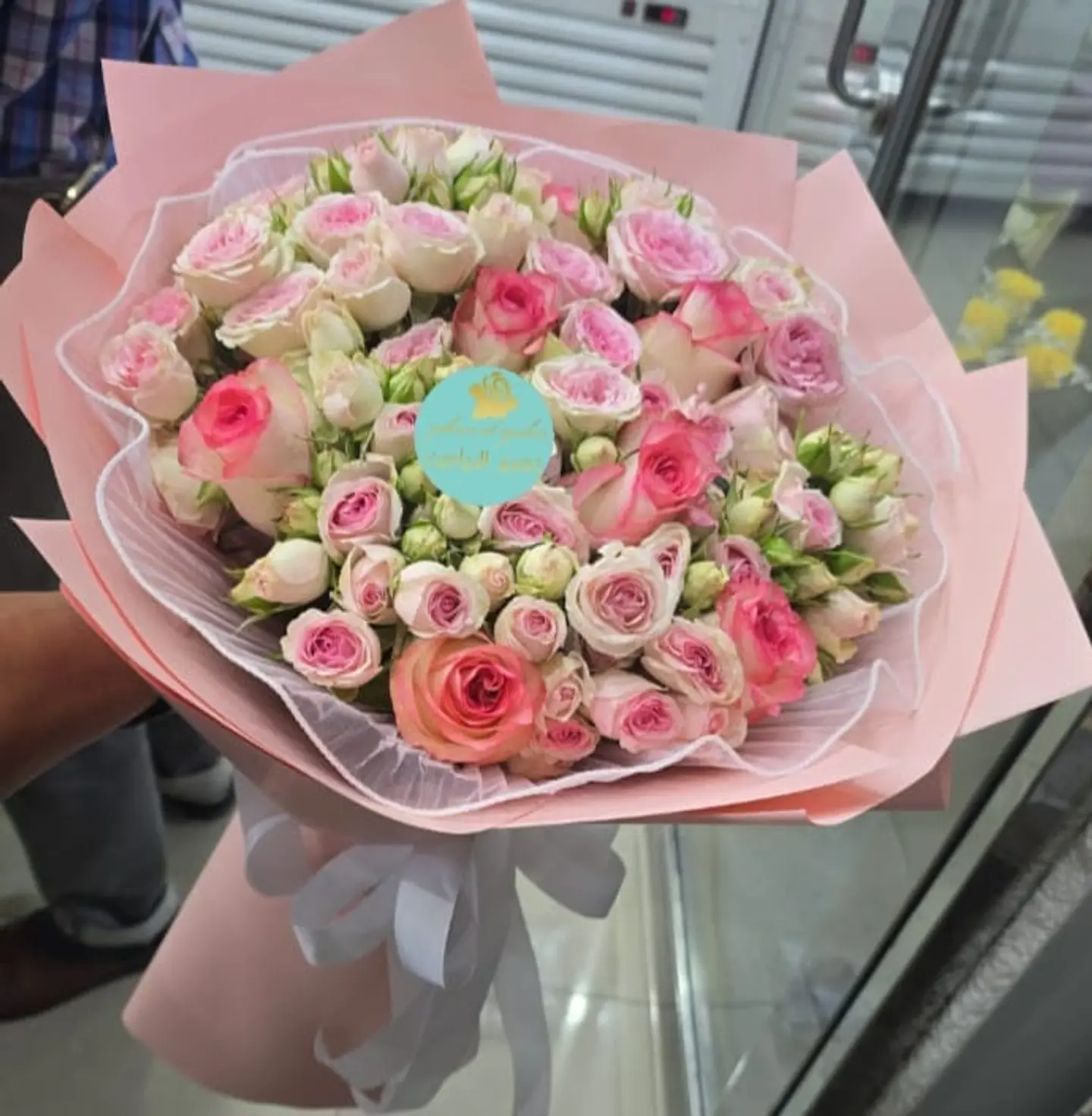 Rose And Pink Baby Rose Bouqet