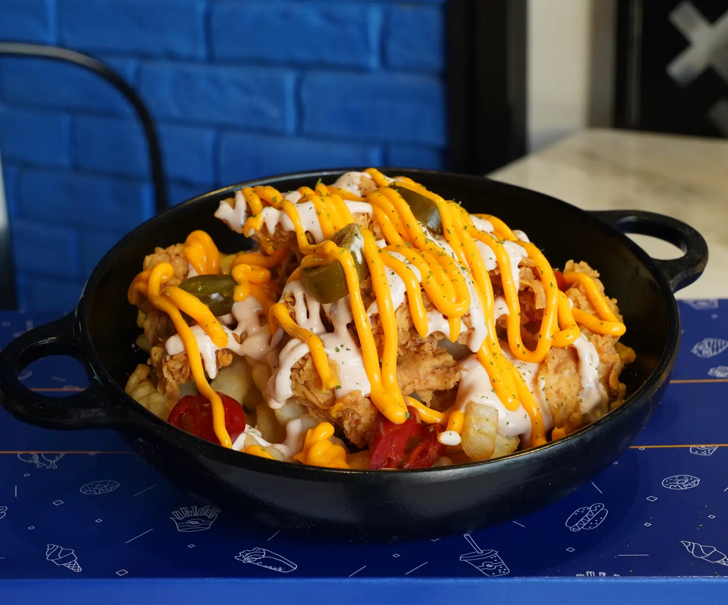 Chicken Hashtag Fries