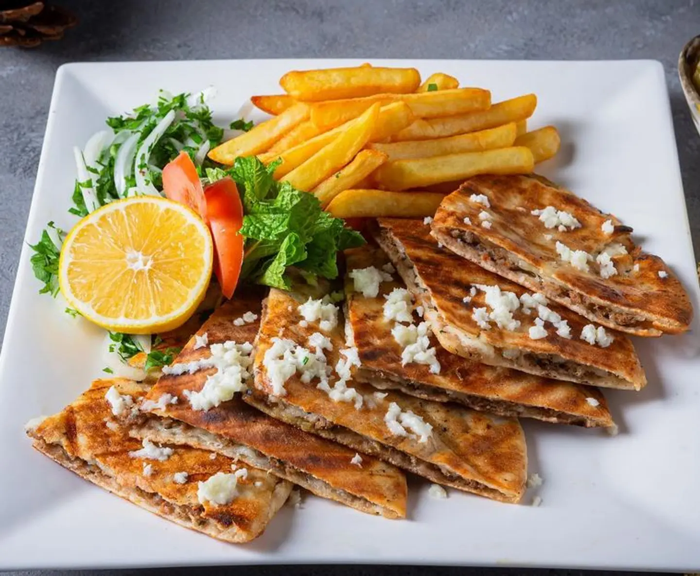 Meat Arais With Cheese